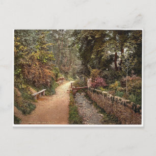 Cartão Postal Dingle, Colwyn Bay, País de Gales, raro Photochro