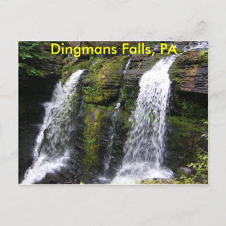 Cartão Postal Dingmans Falls, Cartão-postal PA