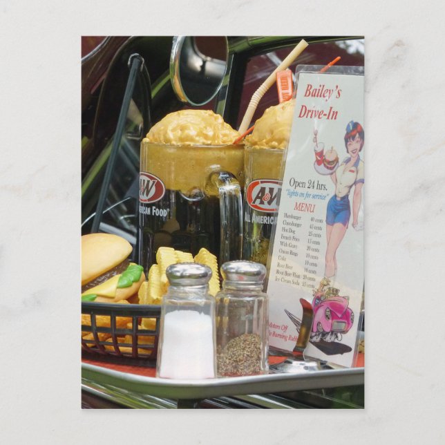 Cartão Postal Dinheiro fino (Frente)