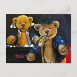Cartão Postal Dinky Bears Singer