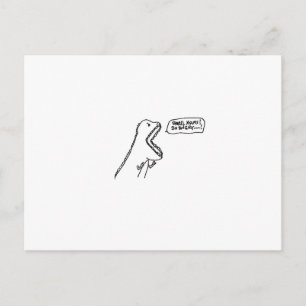 Cartão Postal dino