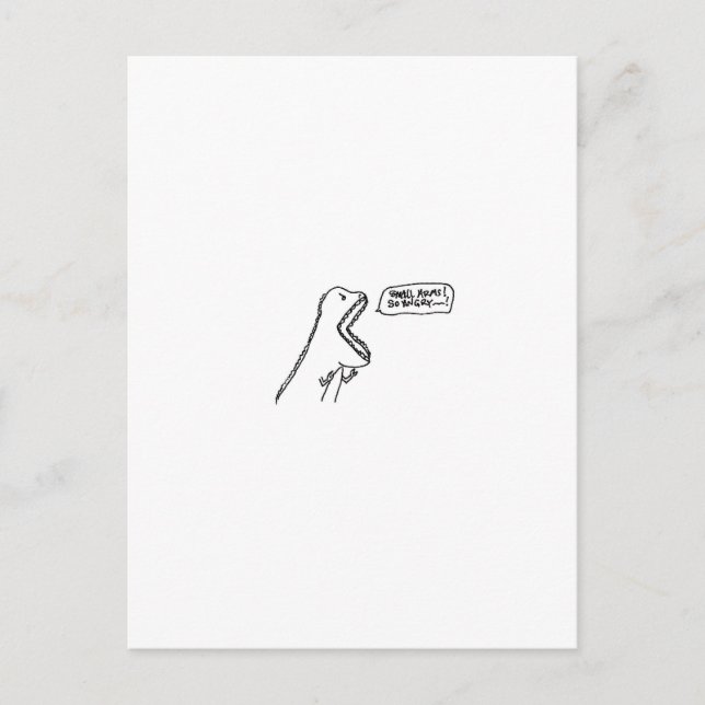 Cartão Postal Dino (Frente)