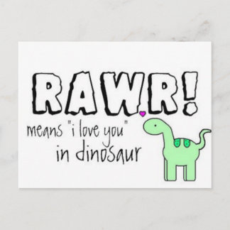 Cartão Postal Dino Lingo
