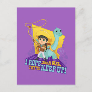 Cartão Postal Dino Ranch   Min e Clover