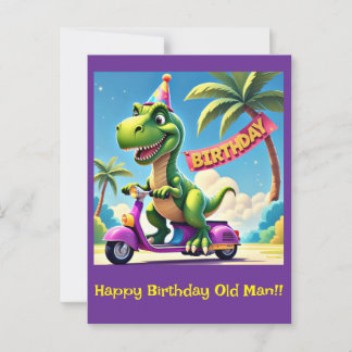 CARTÃO POSTAL "DINO'S BIRTHDAY JOYRIDE"