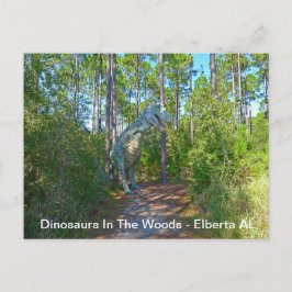 Cartão Postal Dinosaurs In The Woods - Elberta AL
