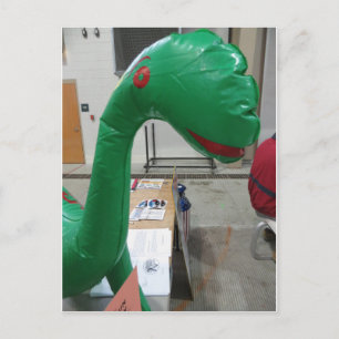 Cartão Postal Dinossaur Balloon