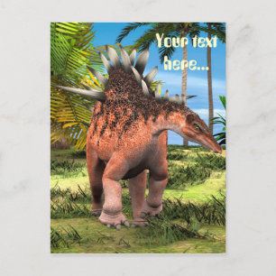 Cartão Postal Dinossaur Kentrosaurus
