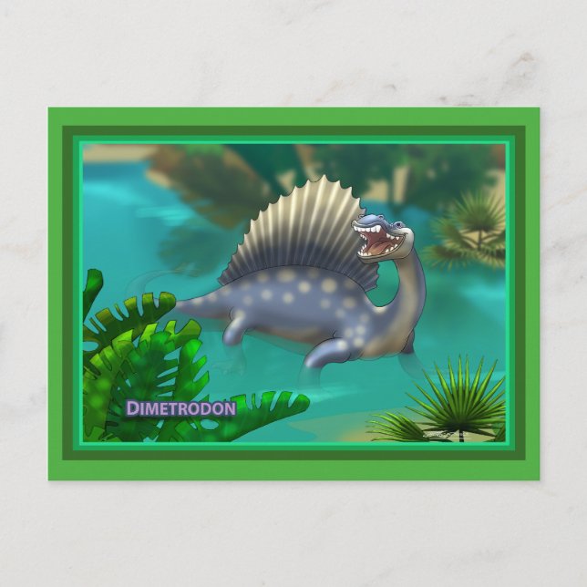 Cartão Postal Dinossauro (Frente)