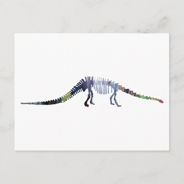 Cartão Postal Dinossauro (Frente)