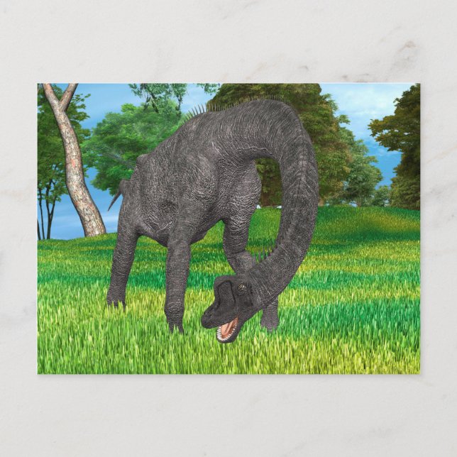 Cartão Postal Dinossauro Brachiosaurus (Frente)