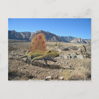 Cartão Postal Dinossauro de Dimetrodon