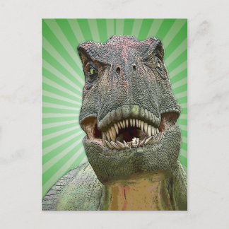 Cartão Postal Dinossauro Tyrannosaurus rex