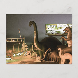 Cartão Postal Dinossauros da Rota 66