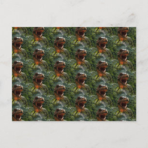 Cartão Postal dinossauros jurássicos