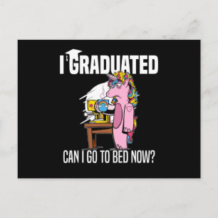 Cartão Postal Diploma do Segundo grau de Graduação do Ensino Méd