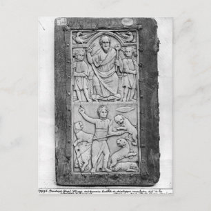 Cartão Postal Díptico consular de etius, painel da esquerda