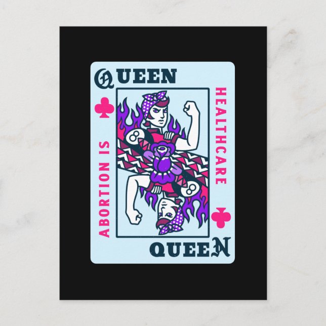 Cartão Postal direitos das mulheres o aborto sexual é saúde (Frente)