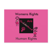 Direitos das mulheres rosa são políticos