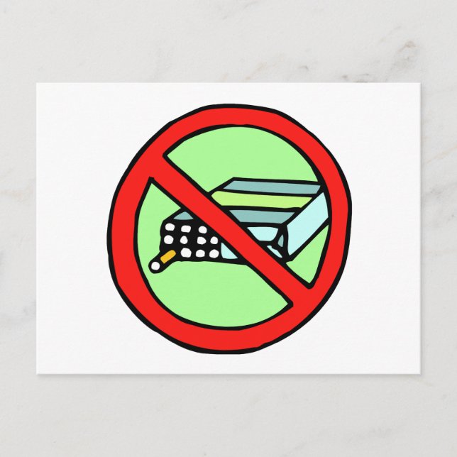 Cartão Postal Direitos do cigarro (Frente)