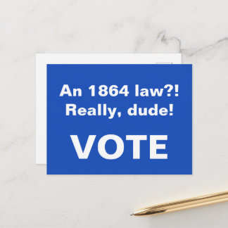 Cartão Postal Direitos Reprodutivos Lei Arizona 1864