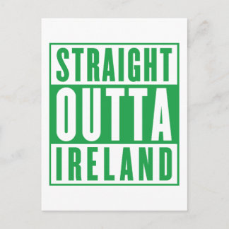 Cartão Postal Direto da Irlanda Dia de São Patrício Irlandês