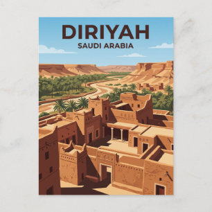 Cartão Postal Diriyah Arábia Saudita