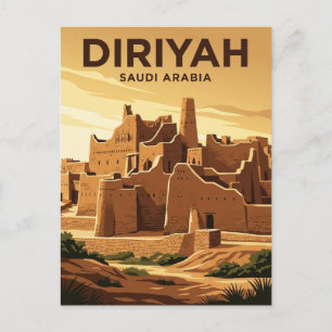Cartão Postal Diriyah (Distrito de At-Turaif) Arábia Saudita