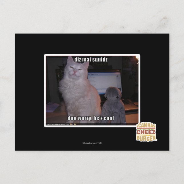 Cartão Postal dis mai squidz (Frente)