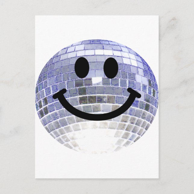 Cartão Postal Disco Ball (Frente)