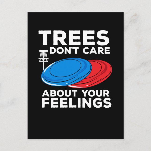 Cartão Postal Disco Golf Disco Golf Frisbee (Frente)