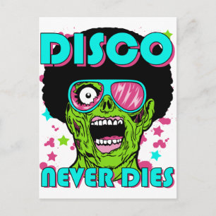 Cartão Postal Disco Never Dies