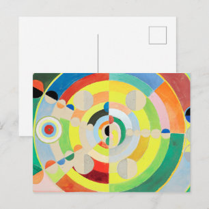 Cartão Postal Disco-Relevo Robert Delaunay