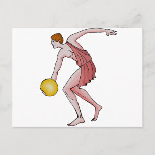 Cartão Postal Discus Thrower 396 a.C.