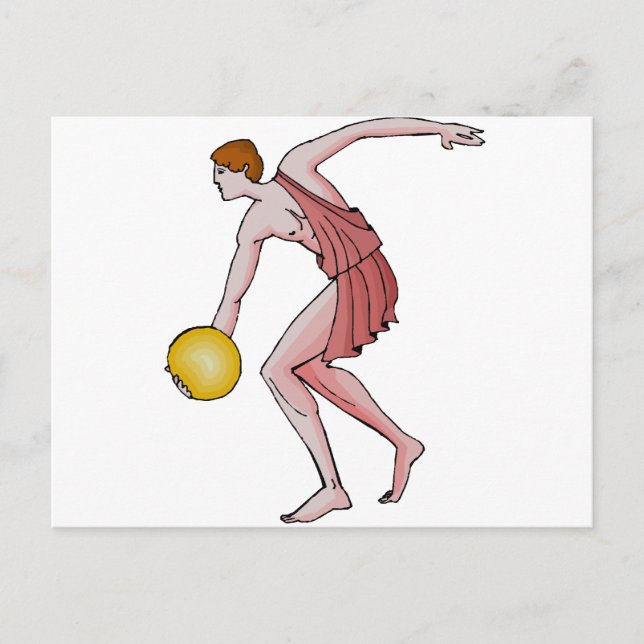 Cartão Postal Discus Thrower 396 a.C. (Frente)