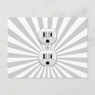 Cartão Postal Disjunção De Tomada Elétrica De Tomada De Pared