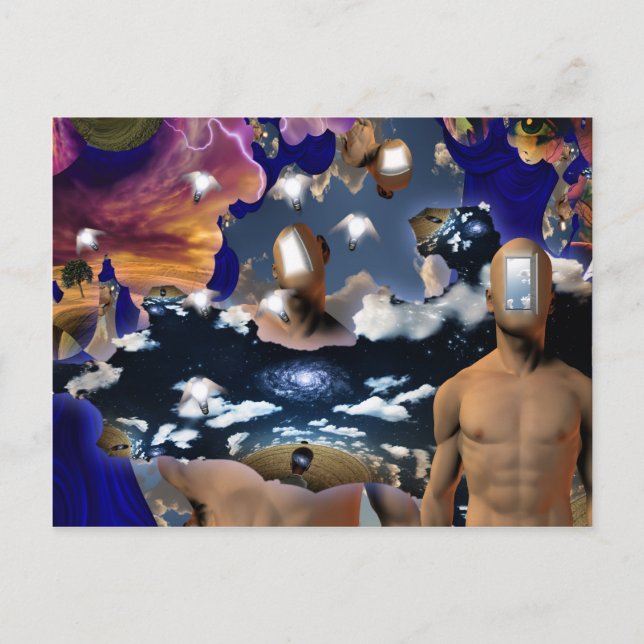 Cartão Postal Dispensa de Mentes (Frente)