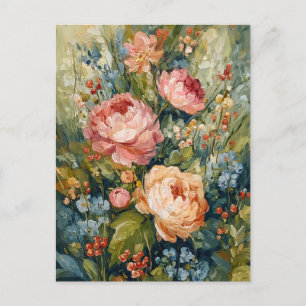 Cartão Postal Disposição Floral de Emergência