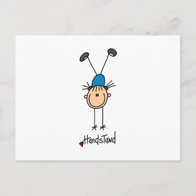 Cartão Postal Dispositivos de mão do ginasta (Frente)