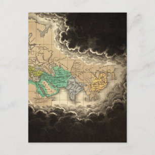 Cartão Postal Dissolução do Império de Charlemagne 912 AD