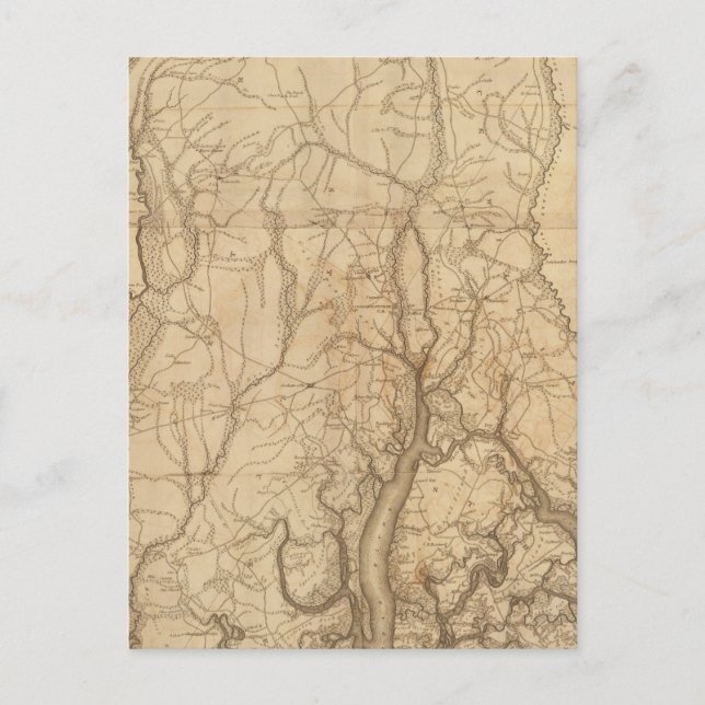 Cartão Postal Distrito de Beaufort, Carolina do Sul (Frente)