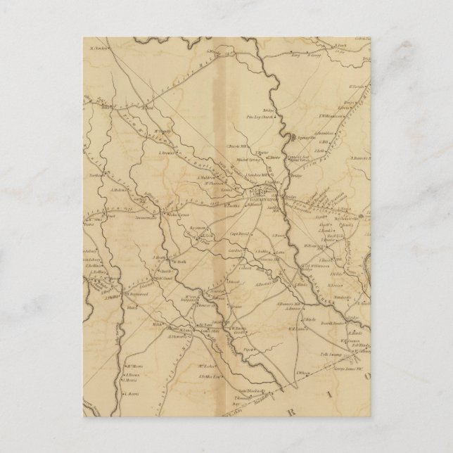 Cartão Postal Distrito de Darlington, Carolina do Sul (Frente)