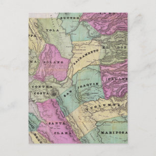 Cartão Postal Distrito de Mineração da Califórnia