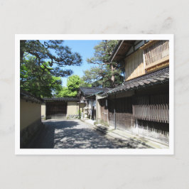 Cartão Postal Distrito de Nagamachi Samurai: Kanazawa
