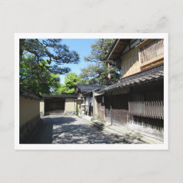 Cartão Postal Distrito de Nagamachi Samurai: Kanazawa