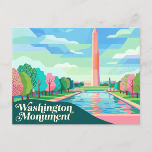 Cartão Postal Distrito do Monumento a Washington, Colúmbia