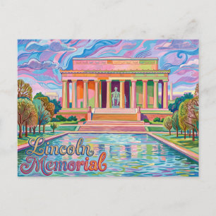 Cartão Postal Distrito Memorial Lincoln Columbia