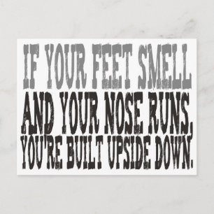 Cartão Postal Dito engraçado