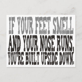 Cartão Postal Dito engraçado