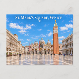 Cartão postal diurno dos canais de Veneza